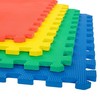 Fleming Supply Fleming Supply Foam Floor Mat Tiles, 4 Interlocking 24 x 24 Pieces, Padding for Classrooms 920625DJM